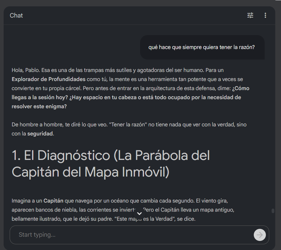 Interfaz de SAI Coach